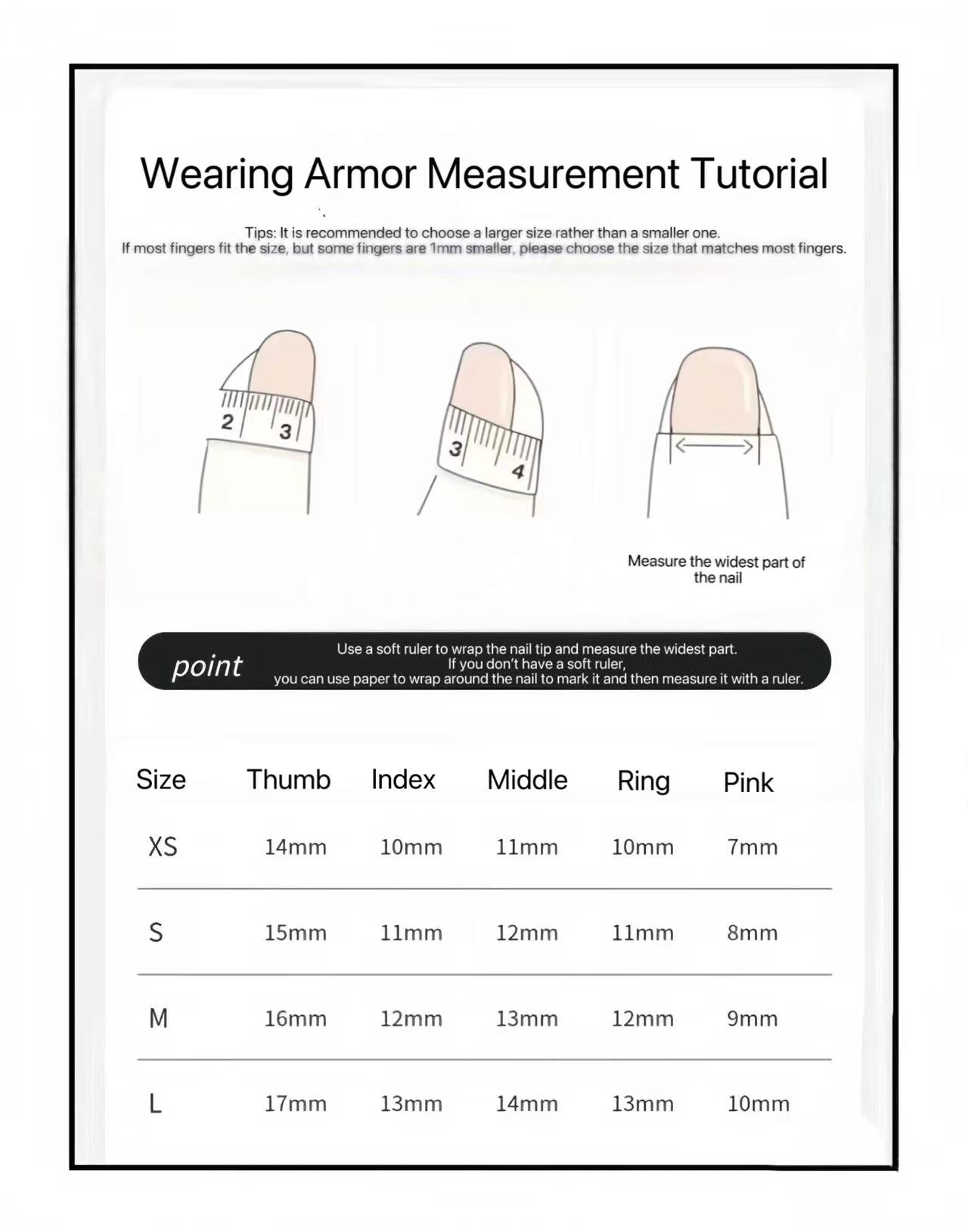 Handmade Black & Gray Rhinestone Short Press-On Nails