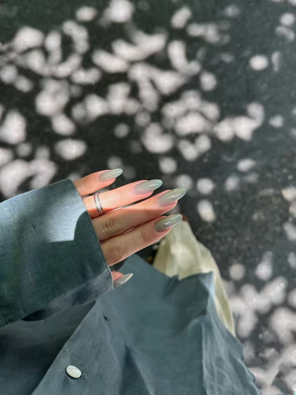 Emerald Grace · Handmade Solid Green Nails